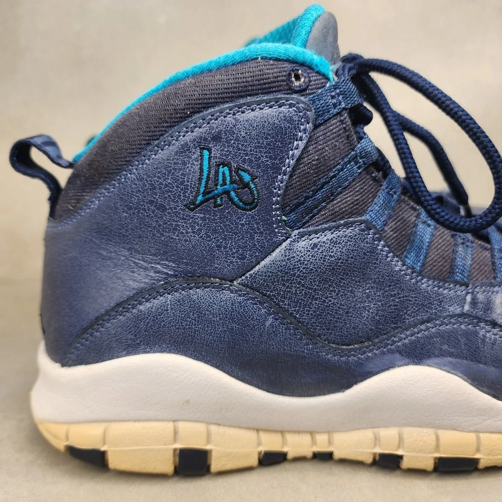 Mens Size 8 Nike Air Jordan 10 Retro Los Angeles 2016 310805-404